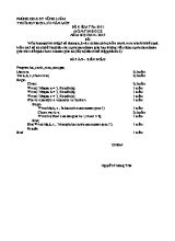 Đề thi học kì I năm học 2014 - 2015 môn Tin học 8 - Trường THCS Lưu Văn Mót